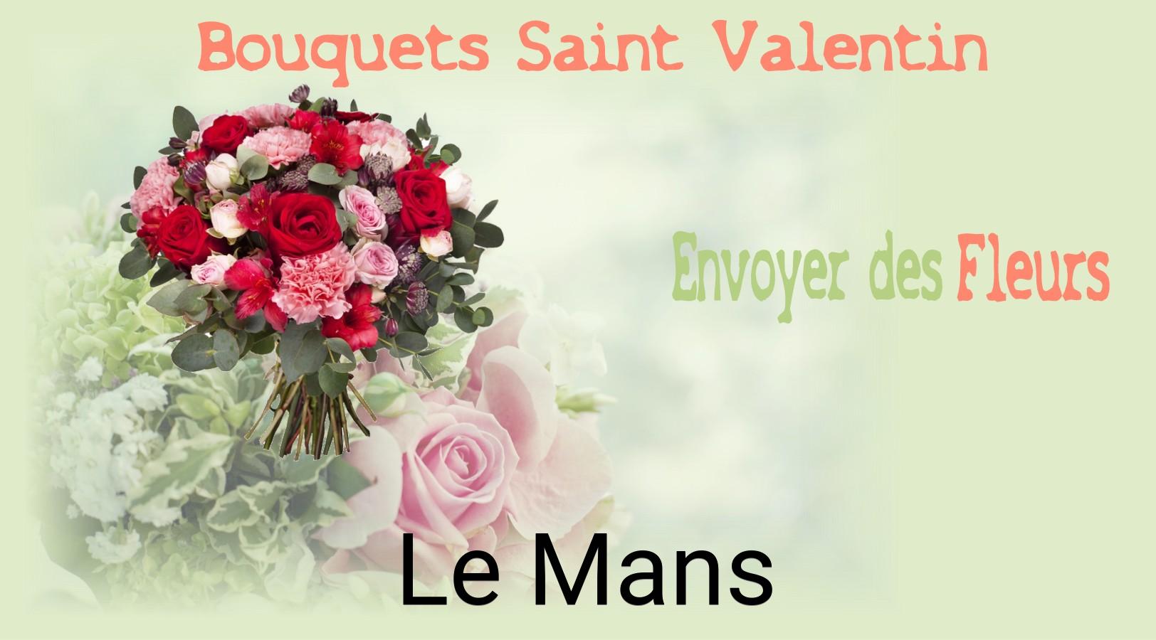 Roses de Saint-Valentin livrées à Le Mans